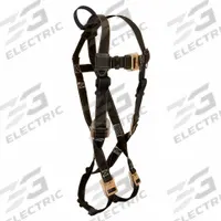 FALLTECH Fall Protection Harness: Arc Flash, 425 lb Wt Capacity, Vest Harness, Mating, Unisex, 8087. Key specifications — attr655461: 8087; attr655464: FALLTECH; attr655505: Back; attr655506: General Use; attr655507: Black/Yellow; attr655508: Nomex; attr655510: No; attr655511: Oil Production.