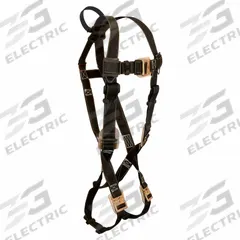 FALLTECH Fall Protection Harness: Arc Flash, 425 lb Wt Capacity, Vest Harness, Mating, Unisex, 8087. Key specifications — attr655461: 8087; attr655464: FALLTECH; attr655505: Back; attr655506: General Use; attr655507: Black/Yellow; attr655508: Nomex; attr655510: No; attr655511: Oil Production.