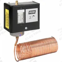 JOHNSON CONTROLS Line Volt Mechanical Tstat: 15° to 55°F, Steel, Manual Reset, 5°F (MPN A70HA-1C). Key specifications