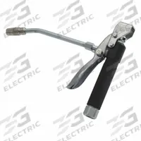 GRACO PRO SHOT VALVE GREASE: Manual, No Meter Included, Pressure Activated, 3/8 in NPT, Curved (MPN 242058). Key specifications — Brand: GRACO; Spout Connection Type: NPT; Compatible NLGI Viscosity Grade: 2; Nozzle Extension Type: Rigid; Wetted Materials: Alloy Steel/Brass/Carbon Steel/Chrome Vanadium/Polyurethane.