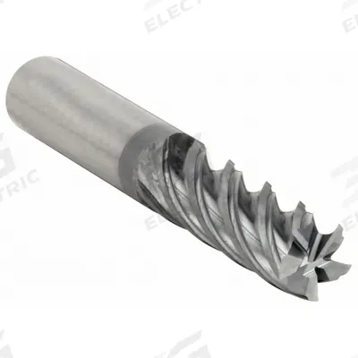 CLEVELAND Square End Mill: Carbide, TiAlN Coated, 5 Flute, 5/8" Mill Dia, 2-1/4" LOC - Fast-Cutting Carbide Square End Mills for Stainless Steel & Super Alloys
