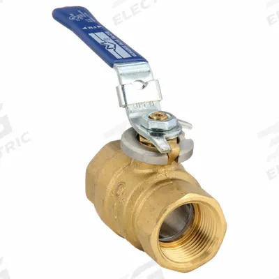 MILWAUKEE VALVE Manual Two-Way Ball Valve: 1 in, Brass, Straight, FNPT x FNPT - Brass Ball Valves