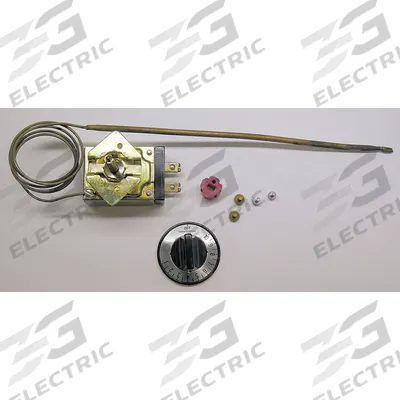 ROBERTSHAW Electric Thermostat: 200°F to 450°F Temp Range, 200 to 450 Dial, 36 in Capillary - Electric Cooking Thermostats