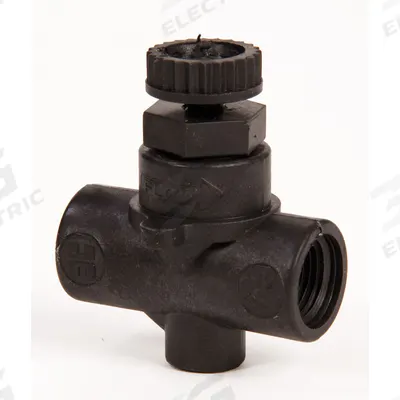 HAYWARD Needle Valve: Inline Valve Body, Glass-Filled Polypropylene, Screw-In Bonnet - Glass-Filled Polypropylene Straight-Body Needle Valves