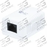 MONOPRICE Surface Mount Box: Keystone, Keystone Wall Mount, 1 Ports, White, Wall Mount, 7090. Key specifications — Brand: MONOPRICE; Color: White.