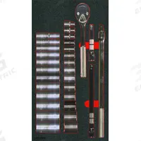 PROTO Socket Sets: 1/2 in Drive, 30 Piece, 12-Point, SAE, 1/2 to 1 1/4 in (MPN J54126KV). Key specifications — attr1224269: 1/2 in; attr1204638: Drive Tools Included; attr1204650: 1/2 to 1-1/4 in; attr1204673: Socket Bits Included; attr1204688: PROTO; attr1206170: Standard Sockets.