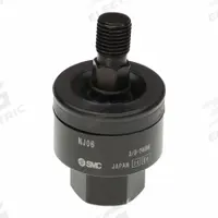 SMC Floating Joint: SMC NJ Series, NJ06, 3/8-24 Thread Size, 1 11/50 in Overall Wd, NJ. Key specifications — attr1112202: NJ06; attr1114620: 3/8-24.