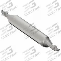 CLEVELAND Square End Mill: Carbide, Double End, 2 Flute, 1/16" Mill Dia, 1/8" LOC, 1-1/2" OAL (MPN C60169)
