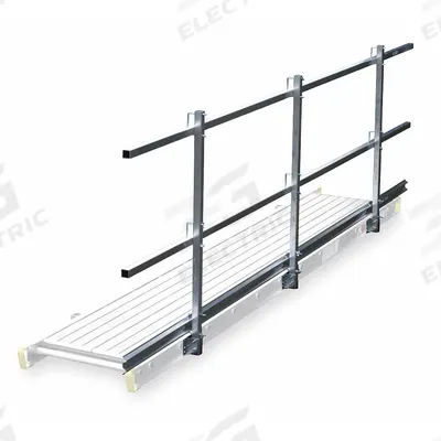 WERNER Guard Rail and Toe Board System: Guardrail and Toeboard Kit - Guardrail & Toe Board Kits