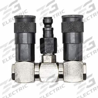 INTERSTATE PNEUMATICS Pipe Manifold Fitting: Inline, Rectangle, Aluminum, 1 Inlets - Air & Fluid Block Manifolds