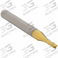 APPROVED VENDOR Square End Mill: Carbide, TiN Coated, 3 Flute, 1/16" Mill Dia, 1/4" LOC, 1-1/2" OAL (MPN 205-001031)