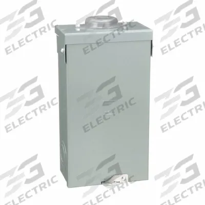 SQUARE D Circuit Breaker Enclosure: 2 Spaces, 100 A Amps, Surface Mounting - Q-Frame Square D Circuit Breaker Enclosures