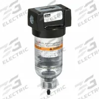 PARKER Filter: Coalescing, 1/8 in NPT, 0.01 micron, 17 scfm, 150 psig Max Op Pressure, Plastic Bowl (MPN 10F05ED). Key specifications — attr110055: 10; attr110024: Auto Pulse Drain; attr110008: PARKER.