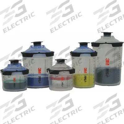 3M Spray Gun Cup Liner Kit: Spray Gun Cup Liner Kit, PPS, Plastic - Liners for Spray Gun Cups