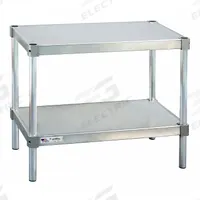 NEW AGE INDUSTRIAL Fixed Height Work Table: Fixed Ht, Aluminum, 36 in x 18 in, Aluminum (MPN 21836ES30P). Key specifications — Brand: NEW AGE INDUSTRIAL; Unit Type: Not Expandable or Modular.