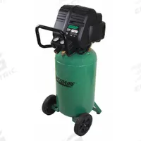 SPEEDAIRE Portable Air Compressor: Oil Free, 15 gal, Vertical, 1.7 hp, 5.1 cfm @ 90 psi, 120V AC (MPN 40CF16). Key specifications — attr48686: Oil Free; attr48685: 120V AC; attr48689: 2.30 cfm; attr48678: 15 A; attr48671: SPEEDAIRE; attr124308: Standard (75 dBA or more).