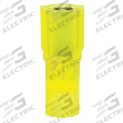 3M Wire Disconnect: Female Socket, Yellow, Nylon, Full Coverage, 12 AWG – 10 AWG Wire Size (MPN FDI10-250Q). Key specifications — Brand: 3M; Manufacturer Part Number: FDI10-250Q.