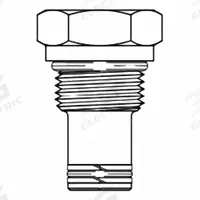 BUCHER HYDRAULICS Hydraulic Cavity Plugs: Zinc-Coated Steel, Two-Way, 1_2 Blocks Ports, Buna-N (MPN CPLG-08-N-20-000). Key specifications — attr1012059: CPLG-08-N-20-000; attr1011660: Buna-N; attr1011634: Zinc-Coated Steel; attr1011635: BUCHER HYDRAULICS; attr1203796: 3/4''-16.