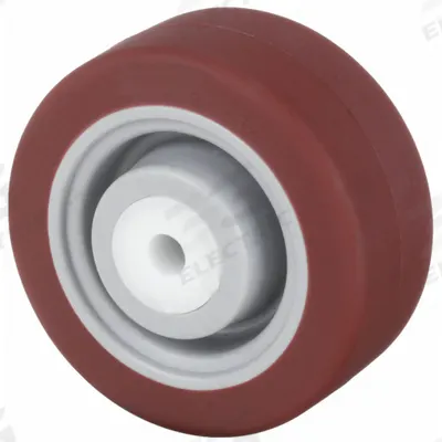APPROVED VENDOR Caster Wheel: 3 in Wheel Dia., 1 1/4 in Wheel Wd, Polyurethane - Polyurethane Tread on Aluminum Core Wheels