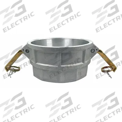APPROVED VENDOR Cam and Groove Coupling: 6 in Coupling Size, 6 in Hose Fitting Size, 6"-8 Thread Size - Type D Aluminum Cam & Groove Fittings
