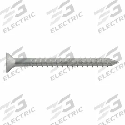 DEWALT Screw Anchor: 5 in Overall Lg, 7/32 in Dia, Stainless Steel, Zinc-Plated - Flat-Head Screw Anchors
