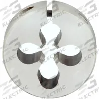 OSG Round Threading Die: 5/32"-36 UNS, 13/16 in OD, Solid, High Speed Steel (MPN 2700500)