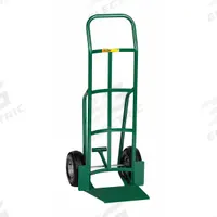 APPROVED VENDOR General Purpose Hand Truck: 800 lb, Flow-Back Handle, Green, Steel, Pneumatic (MPN TF-360-10P). Key specifications — Brand: APPROVED VENDOR; Color: Green.