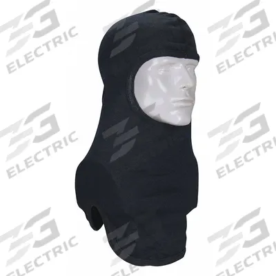 PIP Fire Hood: Nomex(R)/Lenzing, 4 oz Fabric Wt, Straight Cut, 16 in Lg, Black - Firefighting Hoods