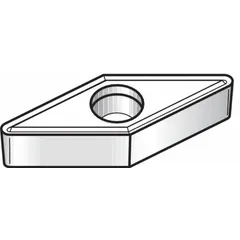 WIDIA Diamond Turning Insert: VBMT3311P, VBMT1604041P (MPN 4166597). Key specifications — attr257732: VBMT3311P; attr257733: VBMT1604041P.