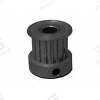 DAYTON Timing Pulley: Curvilinear, Fixed, For 9 mm Belt Wd, 16 Teeth, 3 mm Pitch, Aluminum (MPN 16-3M09M6CA6). Key specifications — Brand: DAYTON; Finish: Clear Anodized; For Belt Series: Powerhouse®.