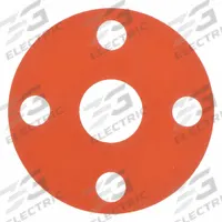 Full Face Flange Gasket: Class 150, Silicone, For 1/2 in Pipe, 1/8 in Thick, 13/16 in Inside Dia (MPN 4CYW4). Key specifications — Brand: APPROVED VENDOR.