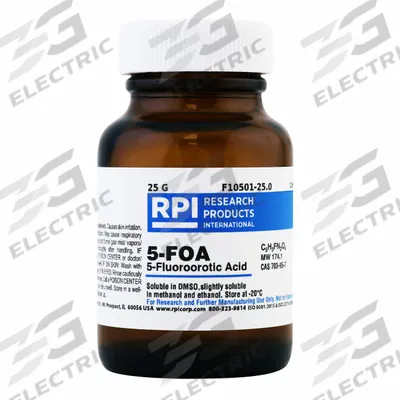 RPI 5-Fluoroorotic Acid (5-FOA): 25 g Volume, BSE/TSE Free, Powder - Protease Inhibitors