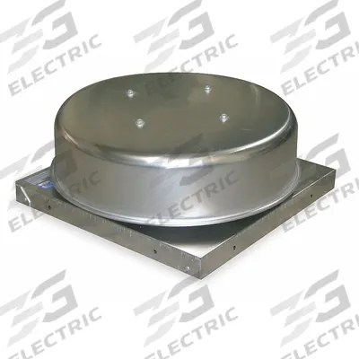 Dayton Gravity Ventilator: 740 cfm @ 0.100 in SP, Aluminum, Silver Finish, Aluminum Plated - Roof Vent Hoods