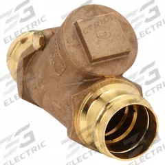 APOLLO Swing Check Valve: Swing, Y-Style Valve Body, 2 in Pipe Size, Press x Press, Bronze, Female (MPN 61YLF208T1PR). Key specifications — Brand: APOLLO.