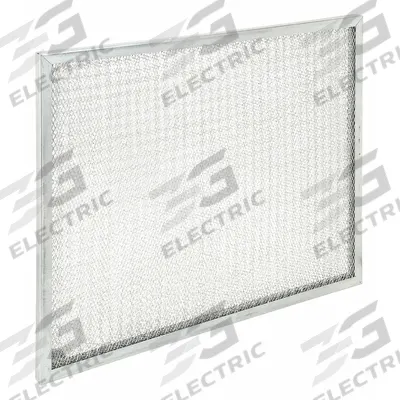 GRAINGER Washable Metal Air Filter: 20 in x 25 in x 1 in, Galvanized Steel - General Use Mesh Air Filters