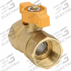 APPROVED VENDOR Manual Two-Way Ball Valve: 3/4 in, Brass, Straight, FIP x FIP, Std Port Ball Port (MPN 111-624C). Key specifications — Brand: APPROVED VENDOR; Handle: Tee.