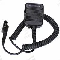 ICOM Speaker Microphone: Fits Icom, For F9511 Series, 3.5 mm Jack, 19 in Cord, Push To Talk, IP67 (MPN HM-HD7I6WP). Key specifications — Compatible Radio Series: F9511; Color: Black; Radio Connector Type: 14-Pin; Brand: ICOM; Manufacturer Part Number: HM-HD7I6WP; Push To Talk: Yes.