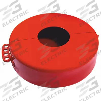 ZING Gate Valve Lockout, Steel: Hinged, For 2 1/2 in Max Hand Wheel Dia - Hinged Gate Valve Lockouts