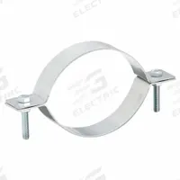 Duct Hanger: 5 in Duct, Steel, 7 in Lg, 5 in Wd (MPN 8010004257). Key specifications — Includes: (2) Piece Hanger; Brand: NORDFAB; Base Material: Steel; For Duct Shape: Round.