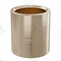 Sleeve Bearing: Bronze, SAE 841, 7/16 in Bore, 9/16 in OD, 5/8 in Lg, -35°F to 300°F, 10 PK (MPN AA515-03B). Key specifications — System of Measurement: Inch; Material Grade: SAE 841; Brand: OILITE.