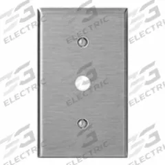 LEVITON Wall Plate: 1 Gang, Std Size (MPN 84017-40). Key specifications — Brand: LEVITON; Material: Stainless Steel.
