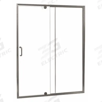 FOREMOST Shower Door and Panel: 36 in Min. Door Wd, 42 in Max. Door Wd, 69 in Overall Ht - Pivot Door & Panel Shower Doors