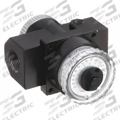 WILKERSON Dial Compressed Air Regulator: Zinc, 3/4 in NPT, 400 scfm, 300 psig Max Op Pressure, Knob (MPN R31-06-000). Key specifications — attr111664: No; attr111400: Wilkerson; attr111627: WILKERSON.