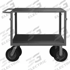 APPROVED VENDOR Metal Shelf Cart: 1,000 lb, 67 in L x 31 in W x 39 in H Overall Dim, Flush Lip (MPN IC243610SPN95). Key specifications — Caster/Wheel Configuration: (2) Swivel; Brand: APPROVED VENDOR.