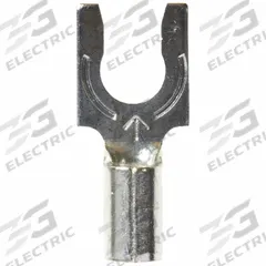 3M Fork Terminals: Bare, #8 Stud Size, 16 AWG – 14 AWG Wire Range, Std Fork, 600 V (MPN M14-8FX). Key specifications — attr1307963: M14-8FX; attr1307967: 3M.