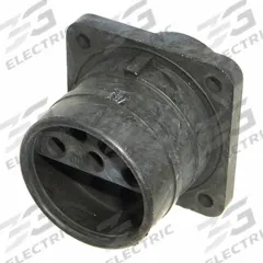 SURE-SEAL Circular Connector: SS-10, Flanged Plug, 5 Male / 5 Female, 15 A, 18 to 14 AWG Wire Size (MPN 120-8552-307). Key specifications — Wire Size: 18 to 14 AWG; Includes Contacts: Contacts Not Included; Contact Type: Crimp; Brand: SURE-SEAL CONNECTIONS; IP Rating: IP67; Series: Sure-Seal; Contact Gender: Male; Voltage Rating: 400V AC.