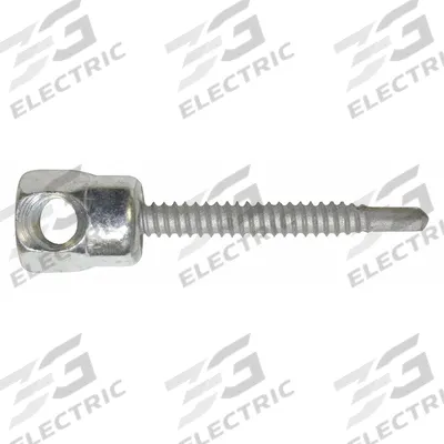 SAMMYS Rod Hanger: 1/4 in Overall Dia, 1 in Overall Lg, 1/4 in Screw Size, Steel - Rod Hangers for Steel