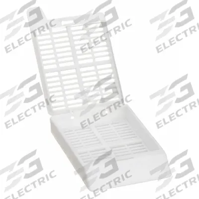 APPROVED VENDOR Embedding Cassette: White, Polyoxymethylene, 1.63 in Overall Lg - Embedding Cassettes