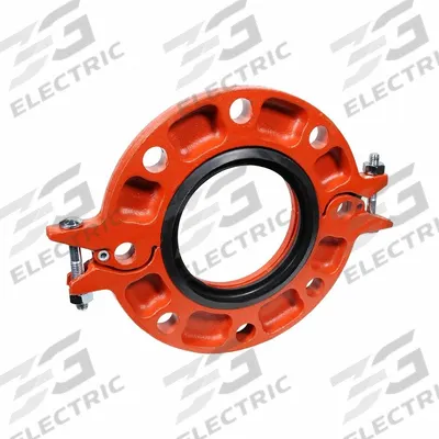GRUVLOK Metal Pipe Flange: Flange, 2 1/2 in, EPDM Seal, 300 psi, Ductile Iron, Grooved - Grooved Pipe Flanges