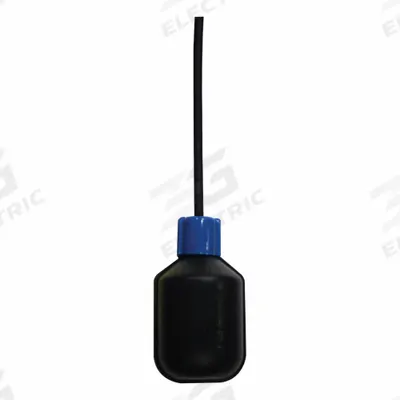 SJE-RHOMBUS Float Switch: Narrow-Angle, Normally Open (Pump Down), 125V AC, 1 A, 2-Wire - General-Purpose Tether Float Switches